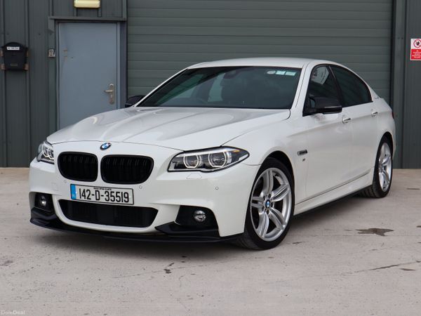 BMW 5-Series Saloon, Petrol, 2014, White