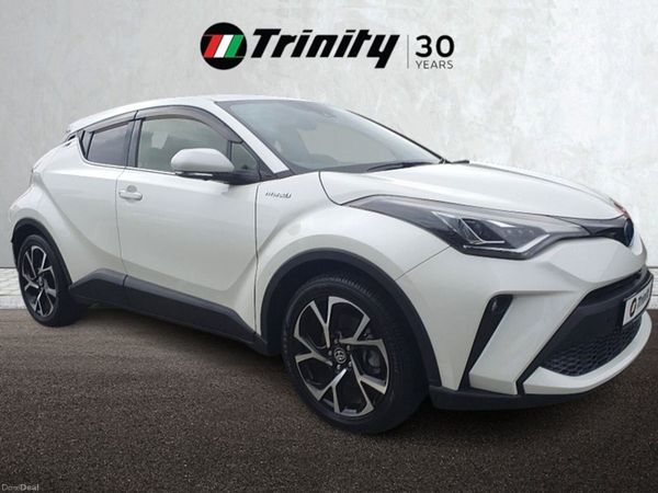 Toyota C-HR SUV, Petrol Hybrid, 2019, White