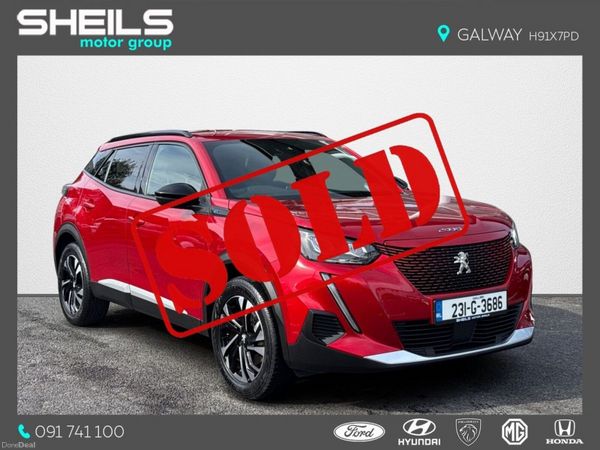 Peugeot 2008 MPV, Electric, 2023, Red