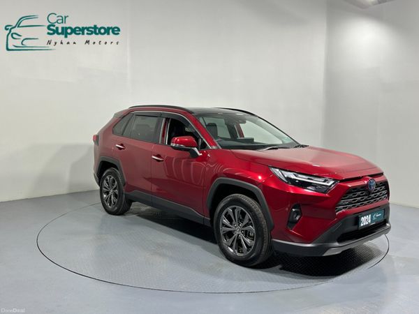 Toyota RAV4 SUV, Petrol Hybrid, 2024, Red