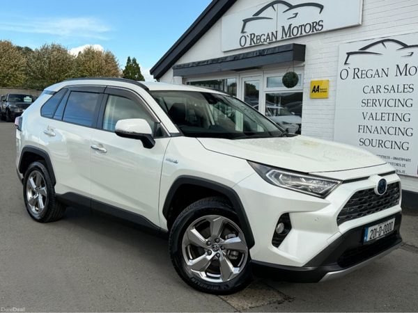 Toyota RAV4 MPV, Petrol Hybrid, 2020, White