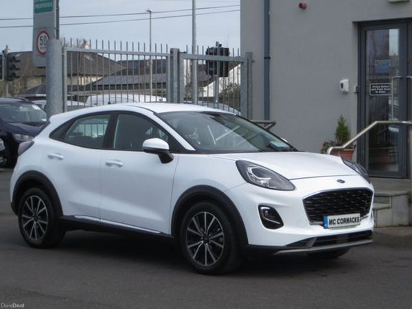 Ford Puma Hatchback, Petrol Hybrid, 2023, White