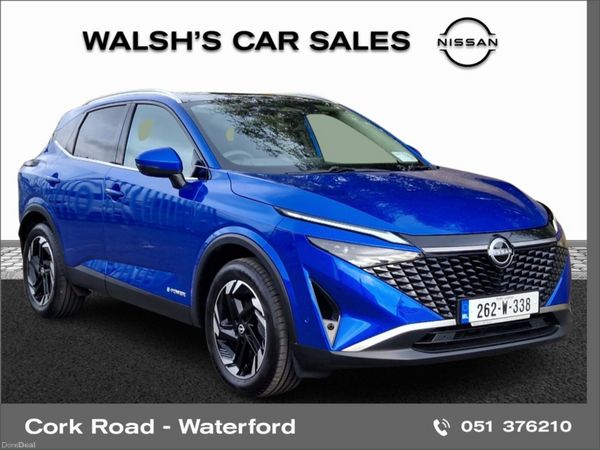 Nissan Qashqai SUV, Petrol Hybrid, 2026, Blue
