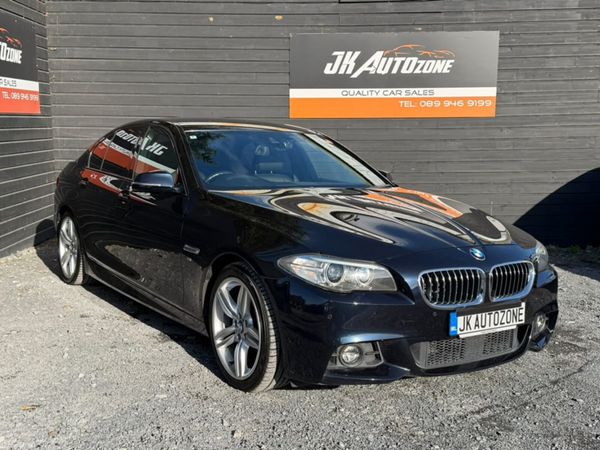 BMW 5-Series Saloon, Diesel, 2014, Blue