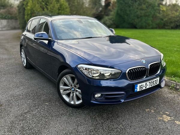 BMW 1-Series Hatchback, Diesel, 2016, Blue