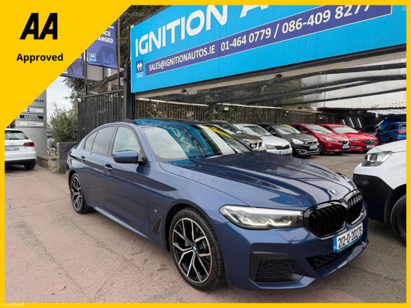 BMW 5-Series Saloon, Diesel, 2021, Blue