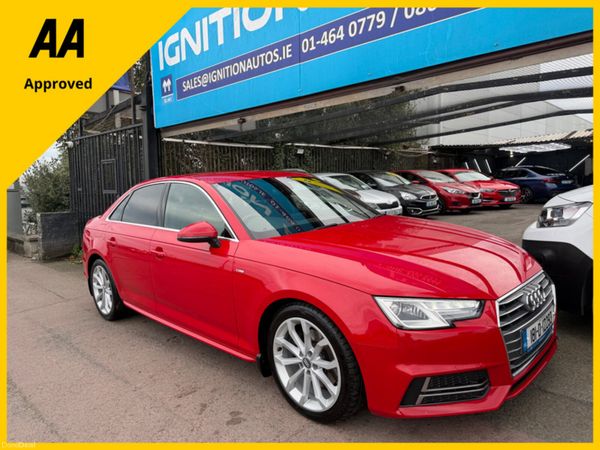 Audi A4 Saloon, Diesel, 2018, Red