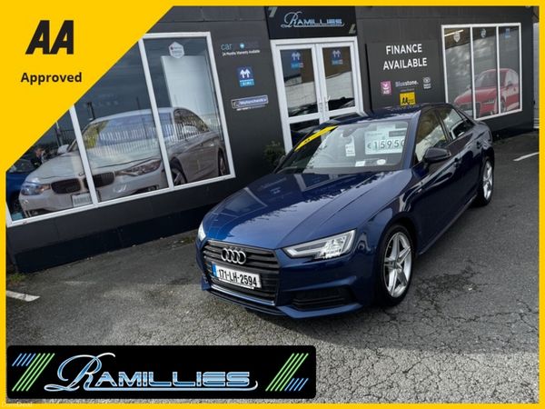 Audi A4 Saloon, Diesel, 2017, Blue