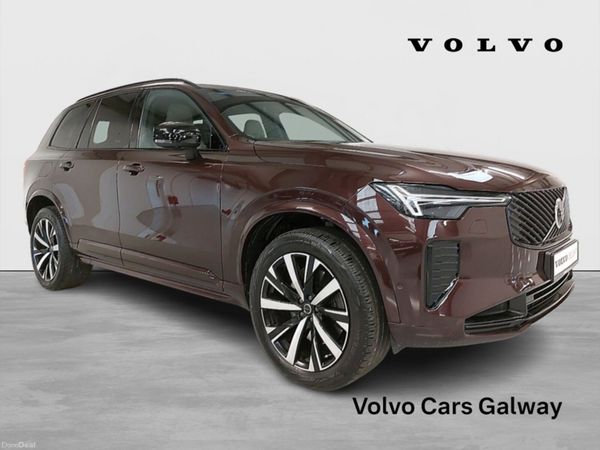 Volvo XC90 SUV, Petrol Plug-in Hybrid, 2025, Red