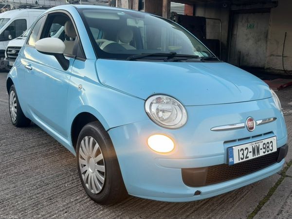 Fiat 500 Hatchback, Petrol, 2013, Blue