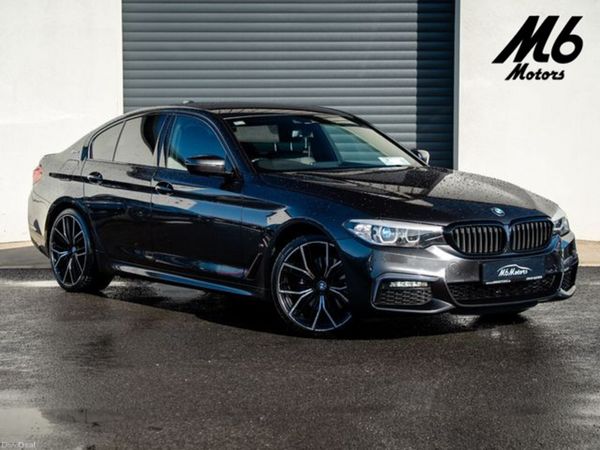 BMW 5-Series Saloon, Petrol Plug-in Hybrid, 2018, Grey