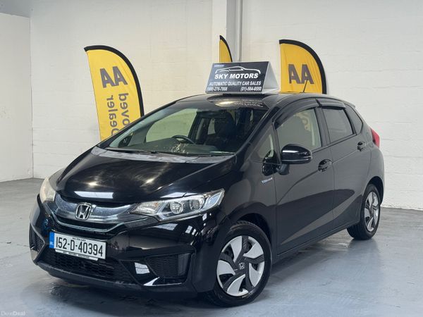 Honda Fit Hatchback, Petrol Hybrid, 2015, Black