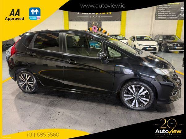 Honda Fit Hatchback, Petrol Hybrid, 2019, Black
