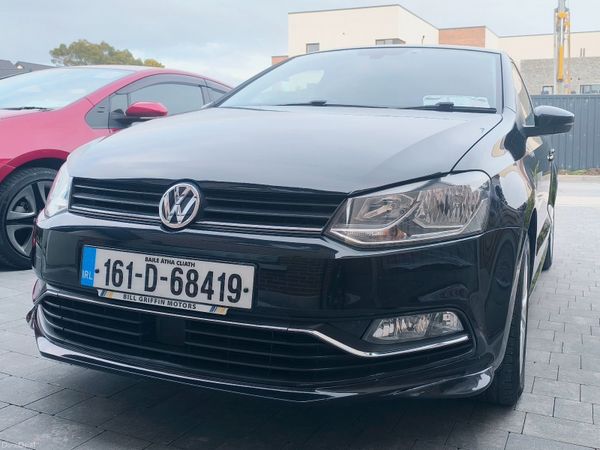 Volkswagen Polo Hatchback, Petrol, 2016, Black