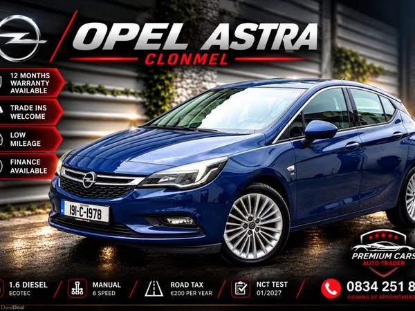 Opel Astra Hatchback, Diesel, 2019, Blue
