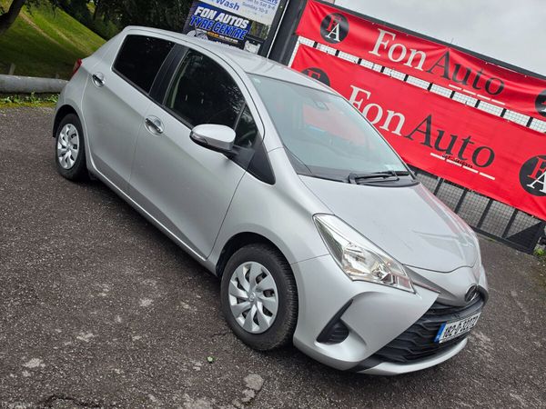 Toyota Vitz Hatchback, Petrol, 2018, Silver