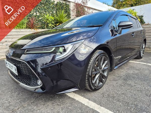 Toyota Corolla Estate, Petrol Hybrid, 2022, Black