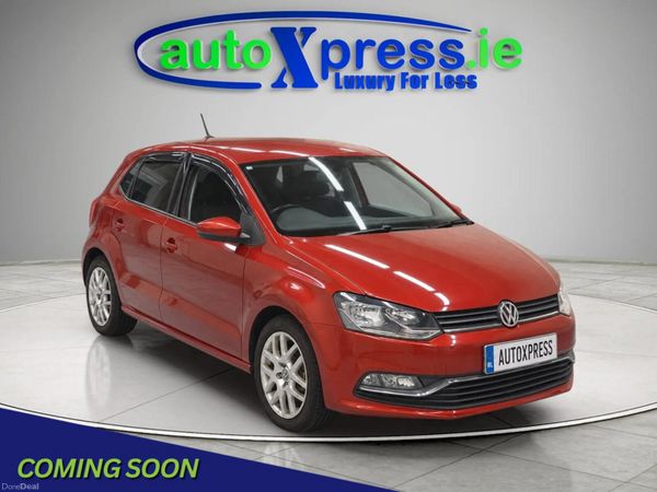 Volkswagen Polo Hatchback, Petrol, 2015, Red