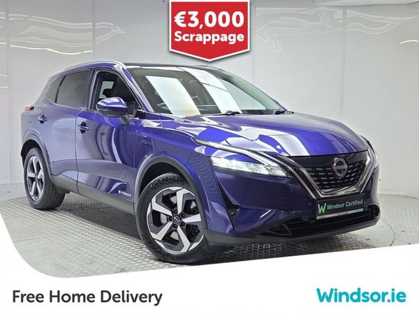 Nissan Qashqai MPV, Petrol Hybrid, 2023, Blue