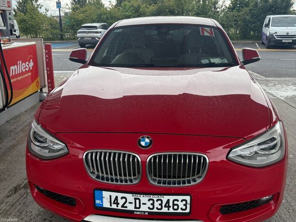 BMW 1-Series Hatchback, Petrol, 2014, Red