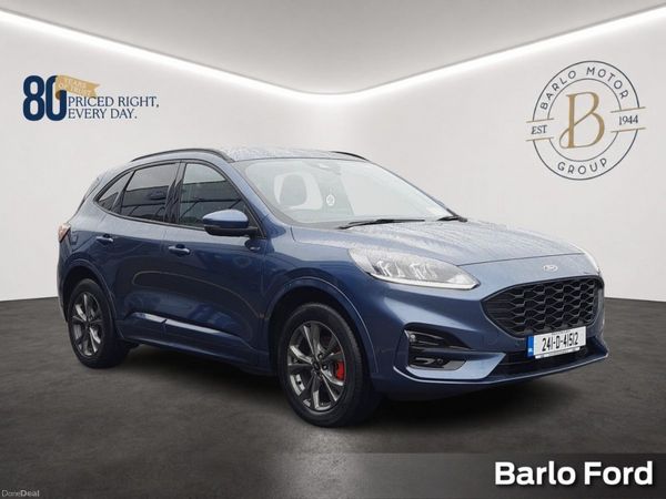 Ford Kuga SUV, Petrol Plug-in Hybrid, 2024, Blue