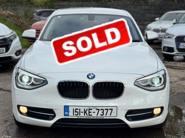 BMW 1-Series Hatchback, Petrol, 2015, White