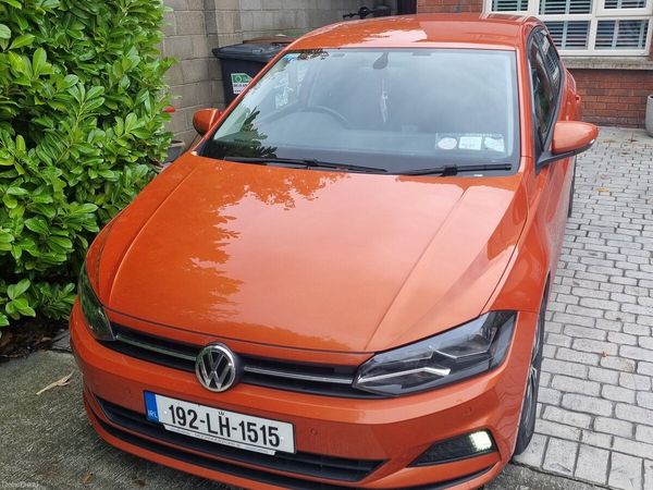 Volkswagen Polo Hatchback, Petrol, 2019, Orange