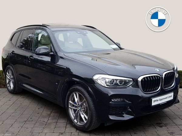 BMW X3 SUV, Petrol Plug-in Hybrid, 2021, Black