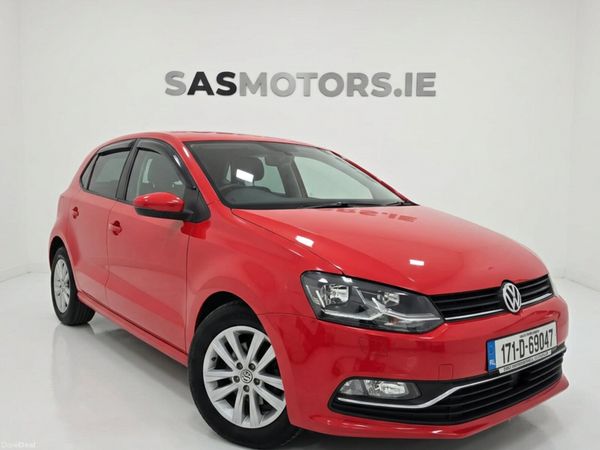 Volkswagen Polo Hatchback, Petrol, 2017, Red