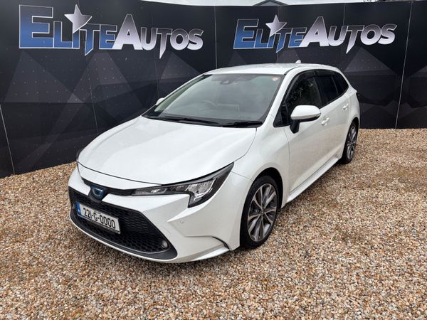 Toyota Corolla Estate, Petrol Hybrid, 2022, White