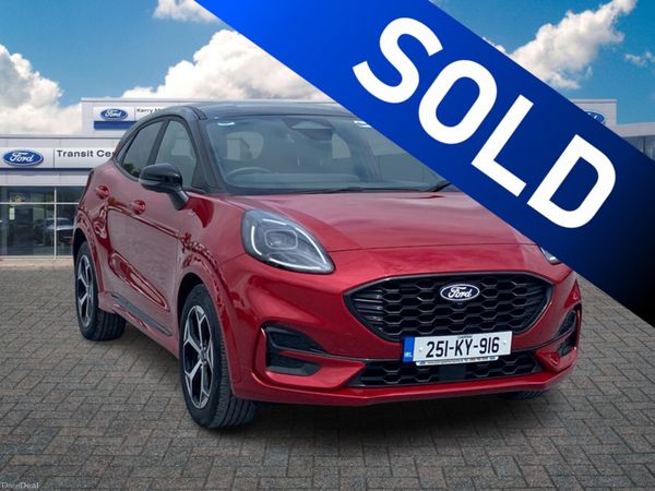 Ford Puma SUV, Petrol, 2025, Red