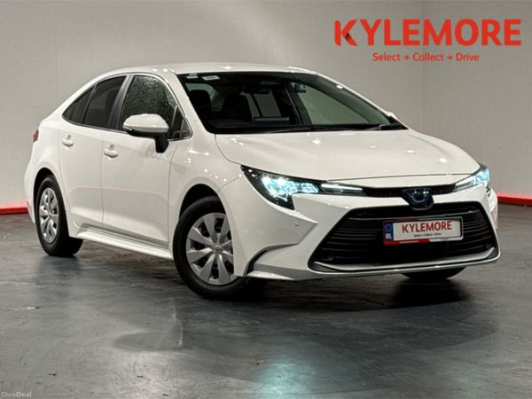 Toyota Corolla Saloon, Petrol Hybrid, 2024, White