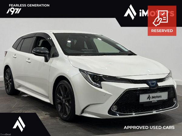 Toyota Corolla Estate, Petrol Hybrid, 2021, White