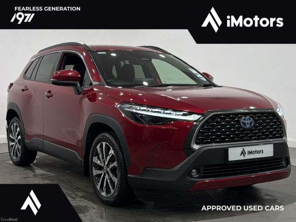 Toyota Corolla Cross SUV, Petrol Hybrid, 2023, Red