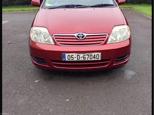 Toyota Corolla Saloon, Petrol, 2005, Red