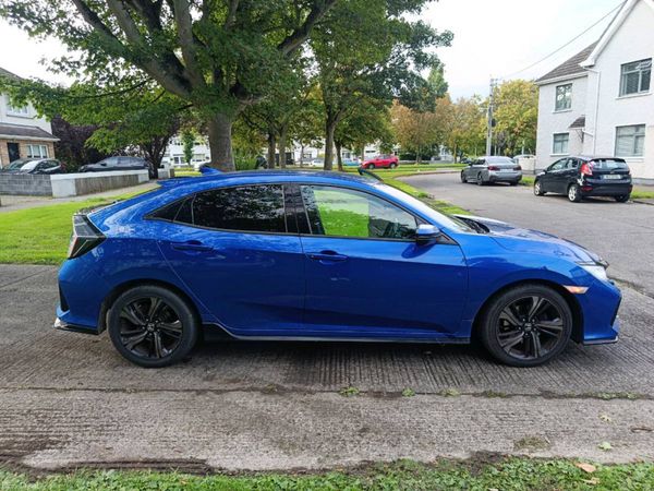 Honda Civic Hatchback, Petrol, 2018, Blue