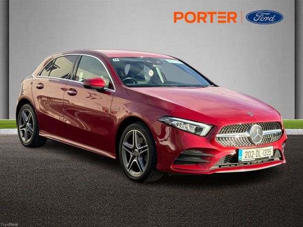Mercedes-Benz A-Class Hatchback, Petrol Plug-in Hybrid, 2020, Red