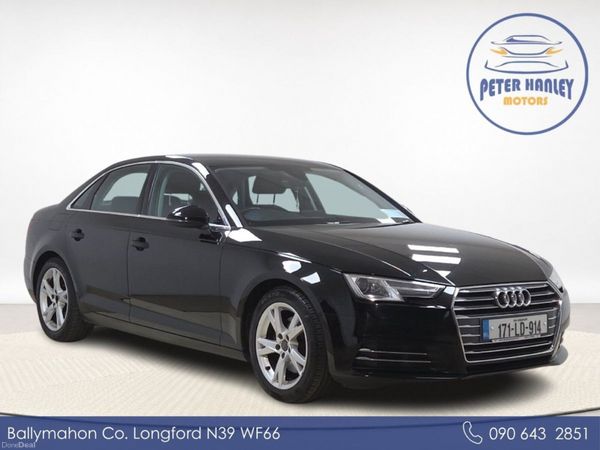Audi A4 Saloon, Diesel, 2017, Black