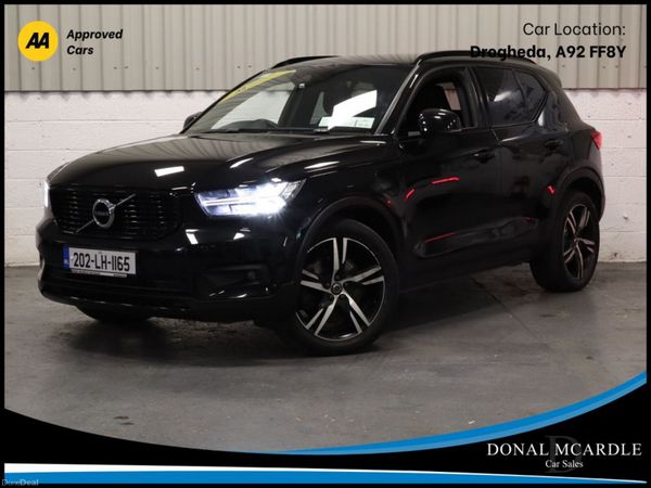 Volvo XC40 Estate, Petrol Plug-in Hybrid, 2020, Black
