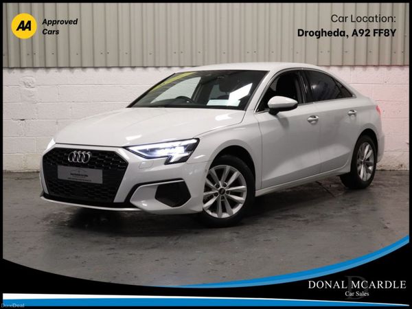 Audi A3 Saloon, Petrol, 2021, White