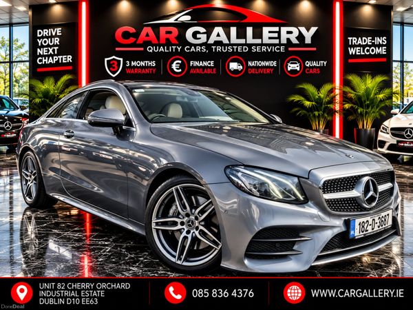 Mercedes-Benz E-Class Coupe, Petrol, 2018, Grey