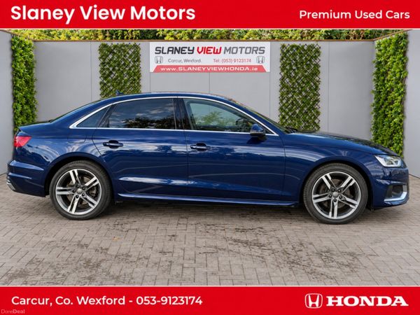 Audi A4 Saloon, Diesel, 2020, Blue