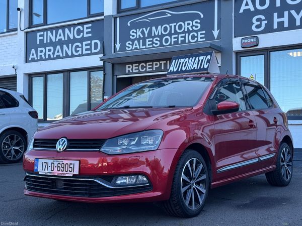 Volkswagen Polo Hatchback, Petrol, 2017, Red