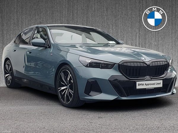 BMW 5-Series Saloon, Petrol Plug-in Hybrid, 2024, Green