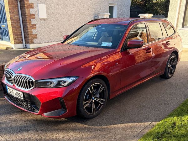 BMW 3-Series Estate, Petrol Plug-in Hybrid, 2025, Red