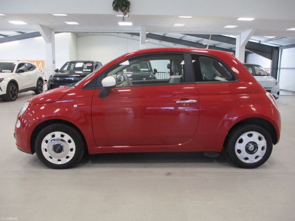 Fiat 500 Hatchback, Petrol, 2014, Red