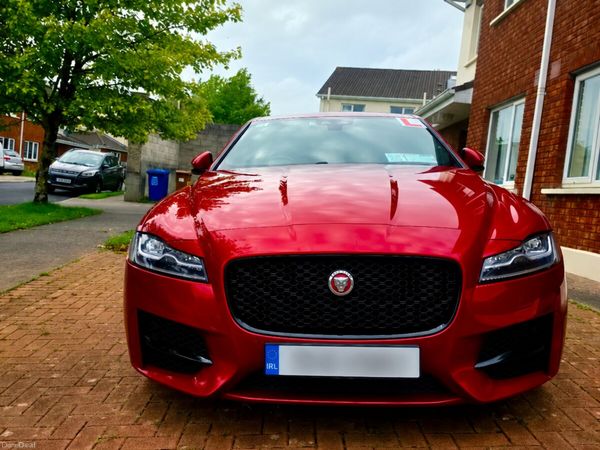 Jaguar XF Saloon, Diesel, 2017, Red