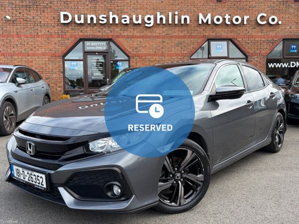 Honda Civic Hatchback, Petrol, 2018, Grey