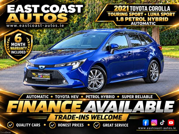 Toyota Corolla Estate, Petrol Hybrid, 2021, Blue