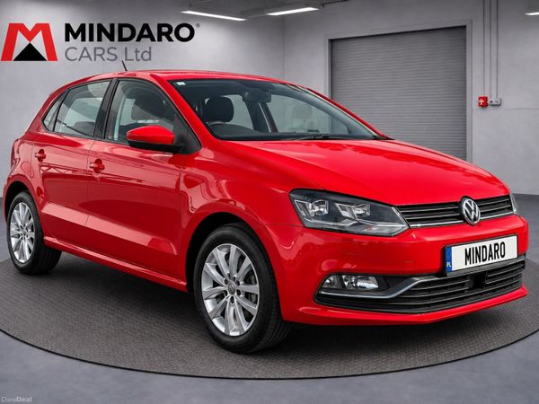 Volkswagen Polo Hatchback, Petrol, 2017, Red